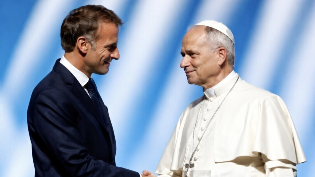 Retard d’Emmanuel Macron à Metz: le président critiqué après avoir fait attendre Léon XIV