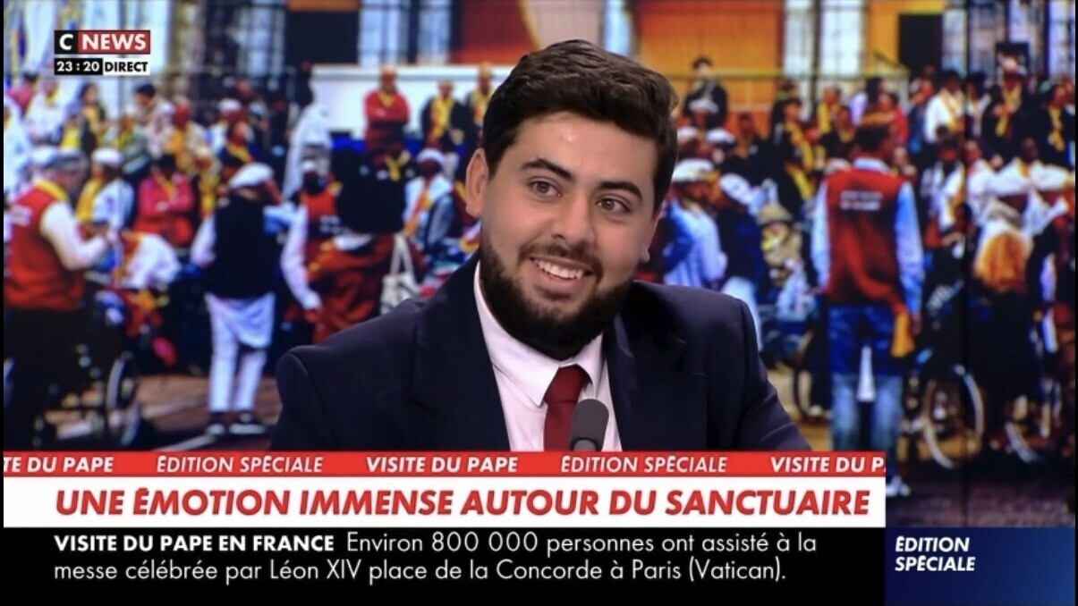 Sur CNews, Radouan Kourak revendique la fierté d’appartenir à une France aux racines chrétiennes