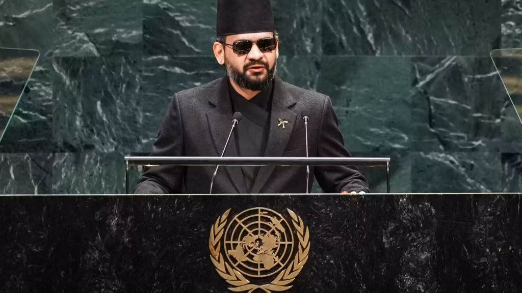 Népal : à l’ONU, Balendra Shah réclame une réponse internationale après les inondations meurtrières