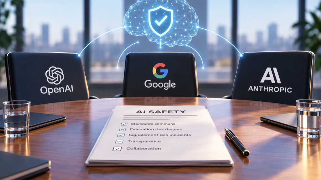 OpenAI, Google et Anthropic préparent un organe de contrôle des risques liés à l’IA