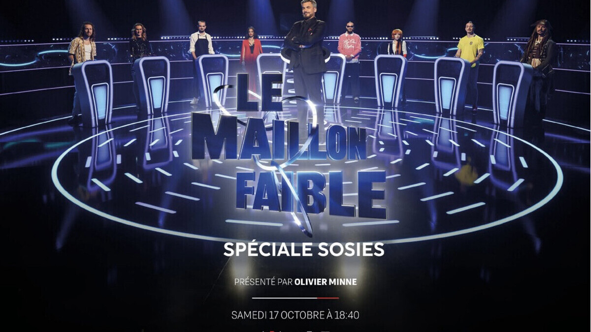 Screenshot «Le Maillon faible» : Olivier Minne réunit les sosies de Céline Dion, Rihanna, SCH, Zlatan et Mylène Farmer sur M6