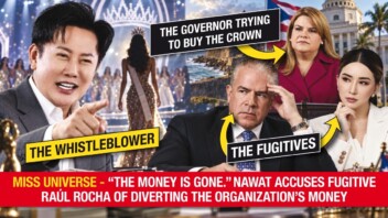 Miss Universe - "The money is gone." Nawat accuse le fugitif Raúl Rocha d'avoir détourné l'argent de l'organisation à son profit
