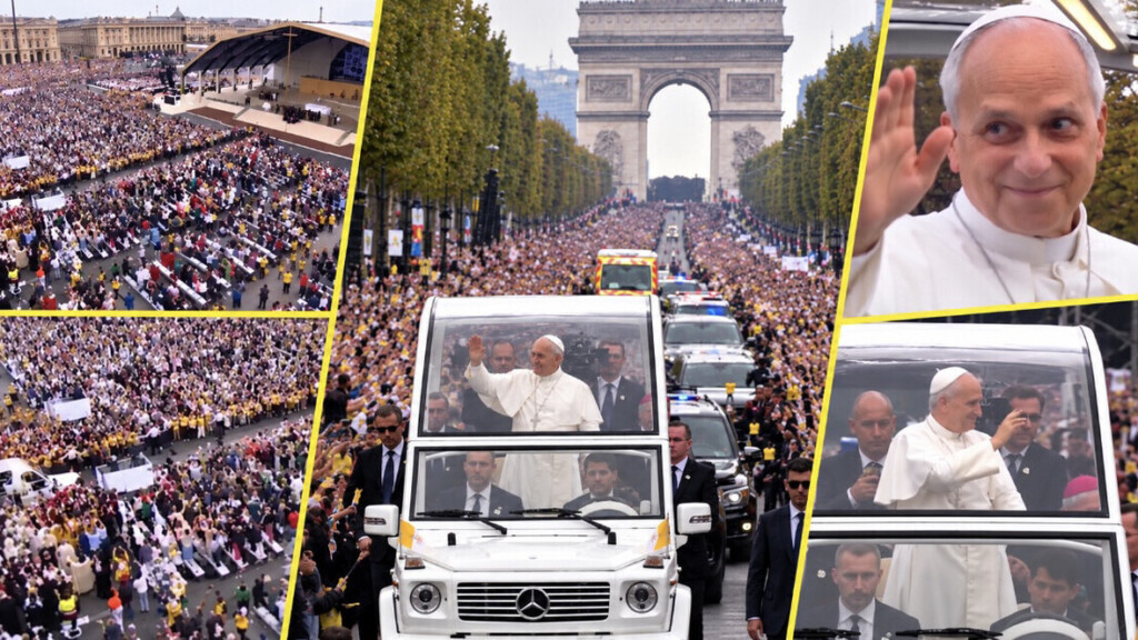 Léon XIV descend les Champs-Élysées devant 700.000 personnes: un moment de communion impressionnant au cœur de Paris