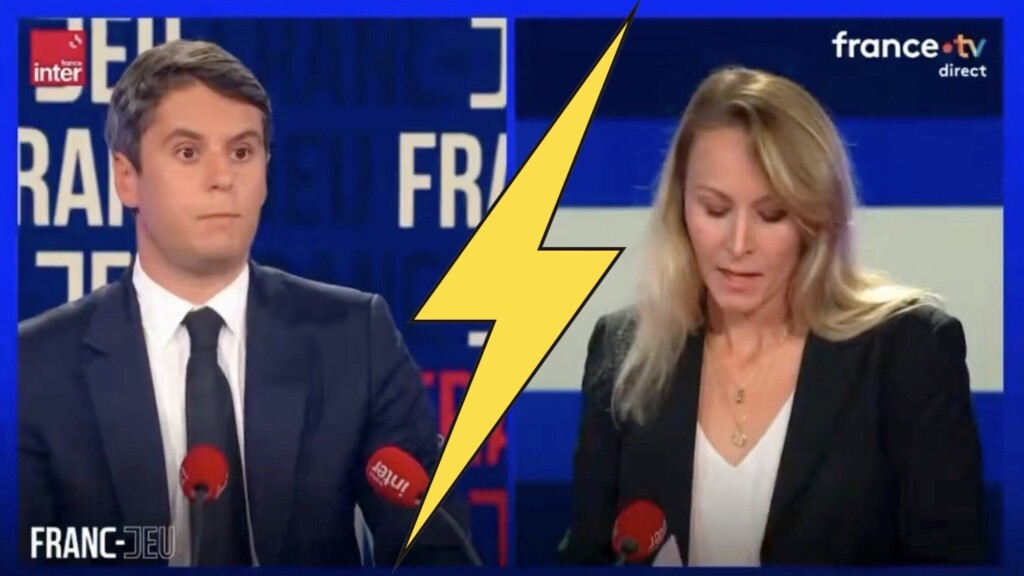Face à Gabriel Attal, Marion Maréchal attaque le bilan migratoire du macronisme et ses appels à voter LFI