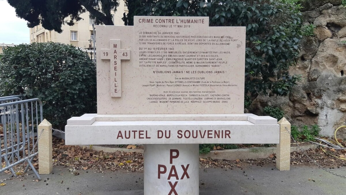 La rafle du Vieux-Port à Marseille reconnue comme crime contre l'humanité