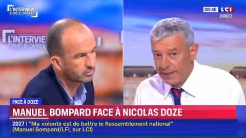 Marine Le Pen élue en 2027 : Manuel Bompard promet la « mobilisation » et la désobéissance civile