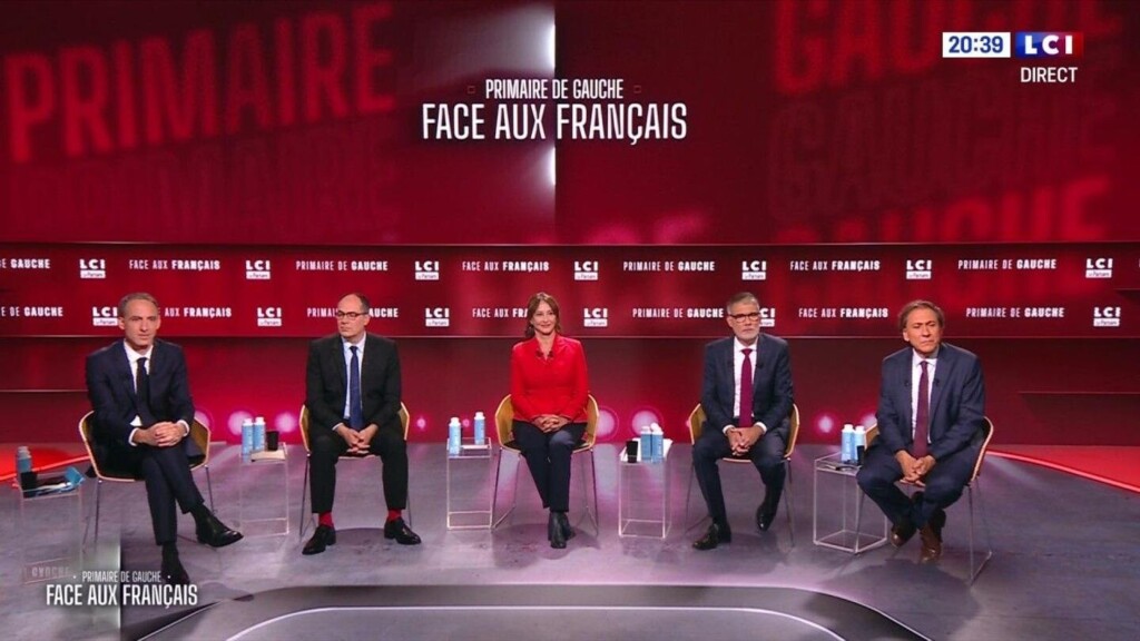 Primaire à gauche : de l’Ukraine aux alliances avec LFI, les désaccords s’affichent lors du premier débat sur LCI