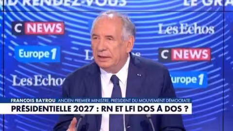 Présidentielle 2027 : François Bayrou appelle à une large coalition du centre pour éviter un second tour RN-LFI