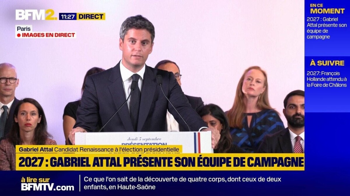 Présidentielle 2027 : Gabriel Attal refuse « une saison 3 du macronisme » et cible la stratégie d’Édouard Philippe
