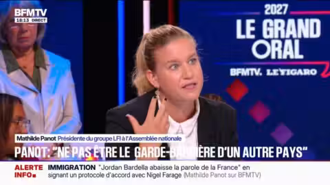 Présidentielle 2027 : Mathilde Panot défend la « congélation » de la dette et dénonce un « chantage »