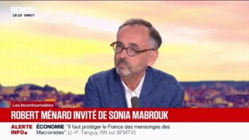 Robert Ménard réussit sa première dans la nouvelle émission de Sonia Mabrouk sur BFMTV