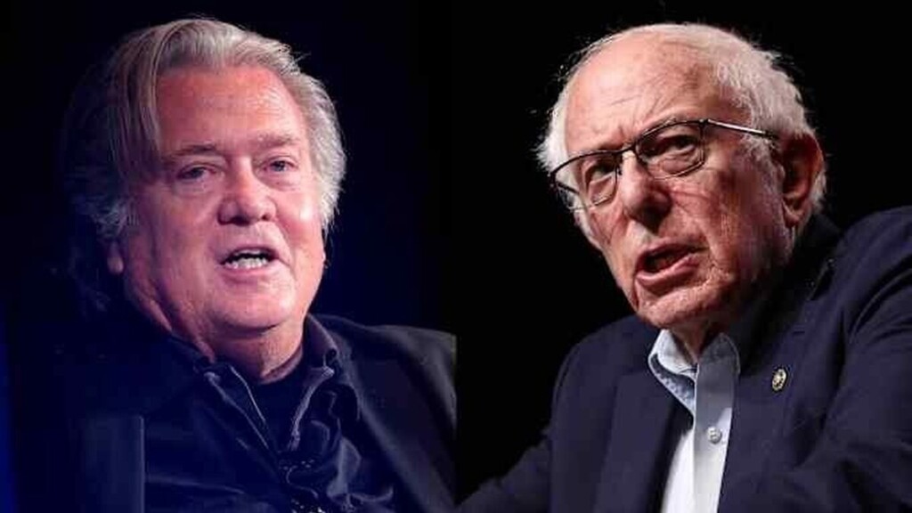 Sanders et Bannon réunis à Washington pour réclamer des limites à l’IA