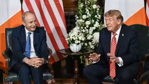 Trump réaffirme son soutien à la réunification irlandaise malgré les réticences britanniques