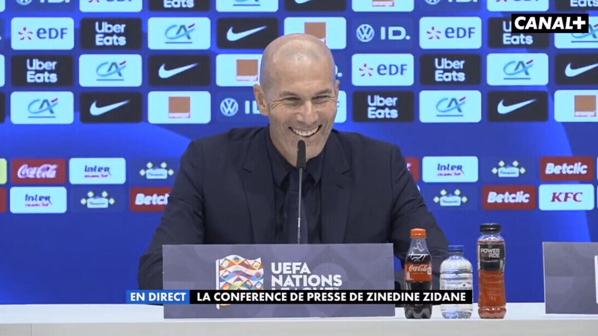 Zinédine Zidane après le nul des Bleus contre l’Italie: «Je suis content du contenu, pas du résultat car je pense qu’on méritait mieux»