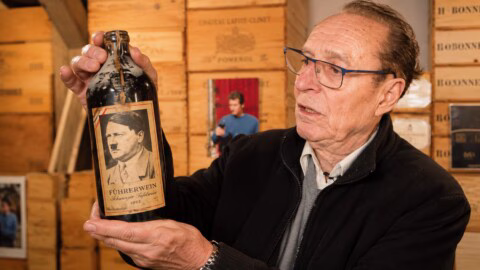 À Kiev, une bouteille de vin de Adolf Hitler retrouvée dans un grenier: l'incroyable témoignage d'un collectionneur français