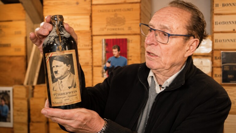 À Kiev, une bouteille de vin de Adolf Hitler retrouvée dans un grenier: l'incroyable témoignage d'un collectionneur français