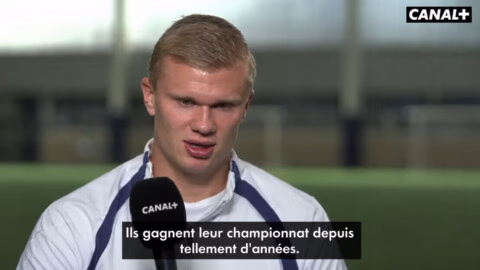 «Ils jouent un football extraordinaire»: Erling Haaland fasciné par le PSG, Hakimi et Nuno Mendes