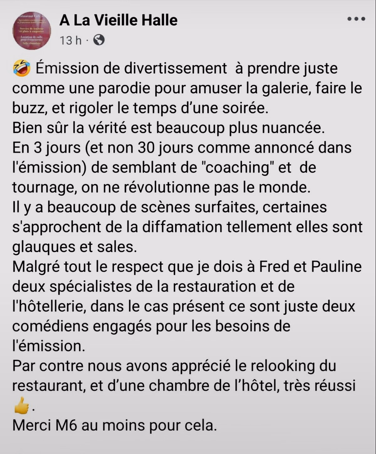«Alerte à l’hôtel» sur M6 : les propriétaires de l’établissement dénoncent une émission «surfaite» et affirment que les 30 jo