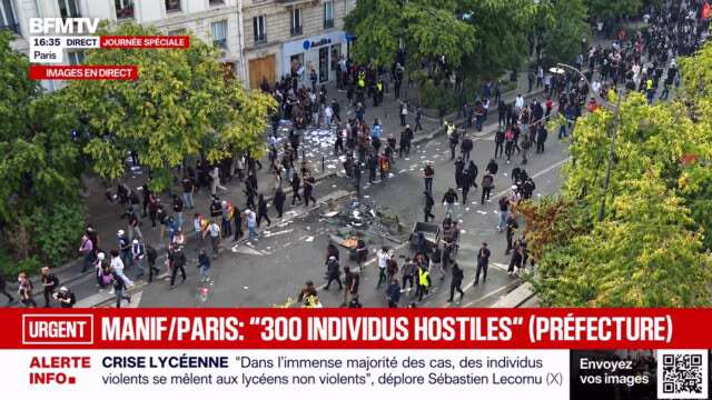 ALERTE – Manifestations du 17 octobre: la police «prévoit le pire» et redoute une journée de chaos et de violences — photo