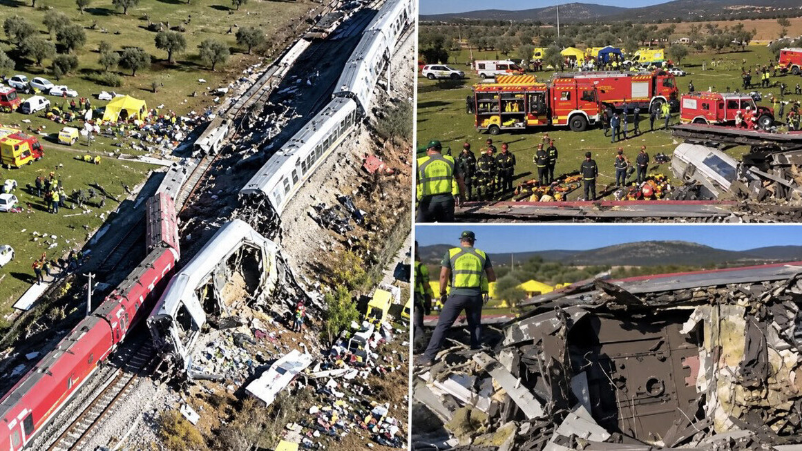 Catastrophe ferroviaire en Espagne: le bilan s’alourdit à 64 morts, le pays sous le choc neuf mois après un premier drame
