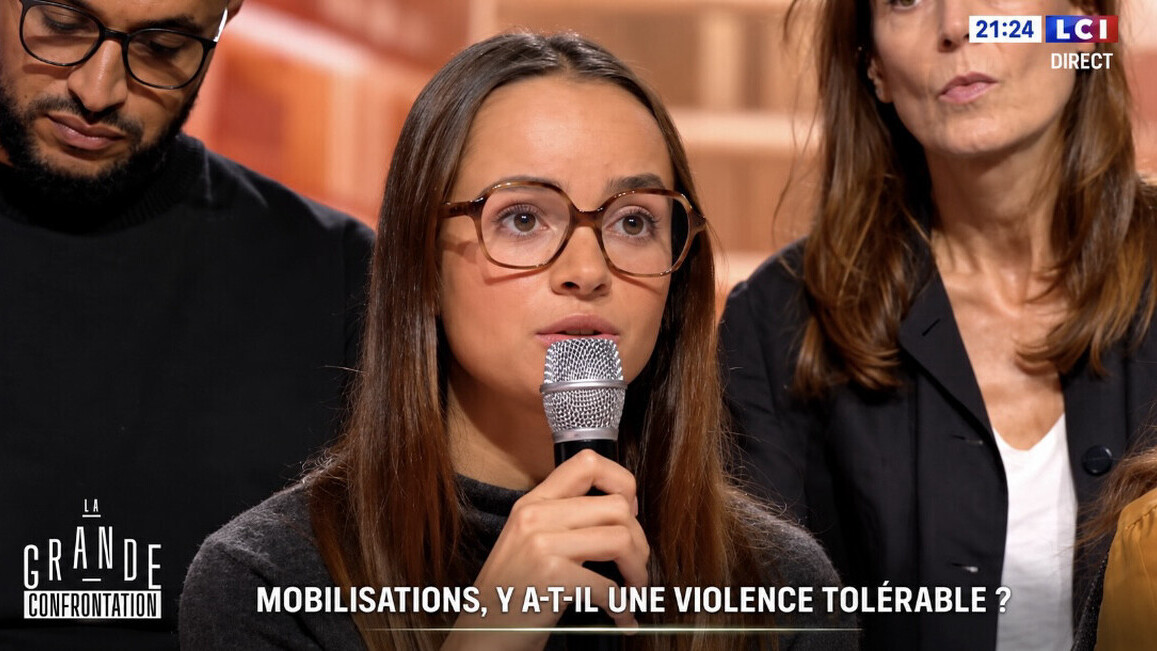 Qui est Louise Montangon, la nouvelle star des plateaux télé et égérie de la droite, qui a tenu tête à Gabriel Attal et recadré le lycéen pro-Mélenchon Elwan sur LCI ?
