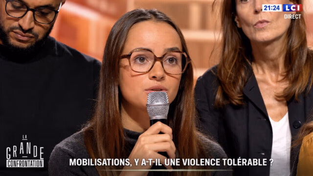 Qui est Louise Montangon, la nouvelle star des plateaux télé et égérie de la droite, qui a tenu tête à Gabriel Attal et recadré le lycéen pro-Mélenchon Elwan sur LCI ?