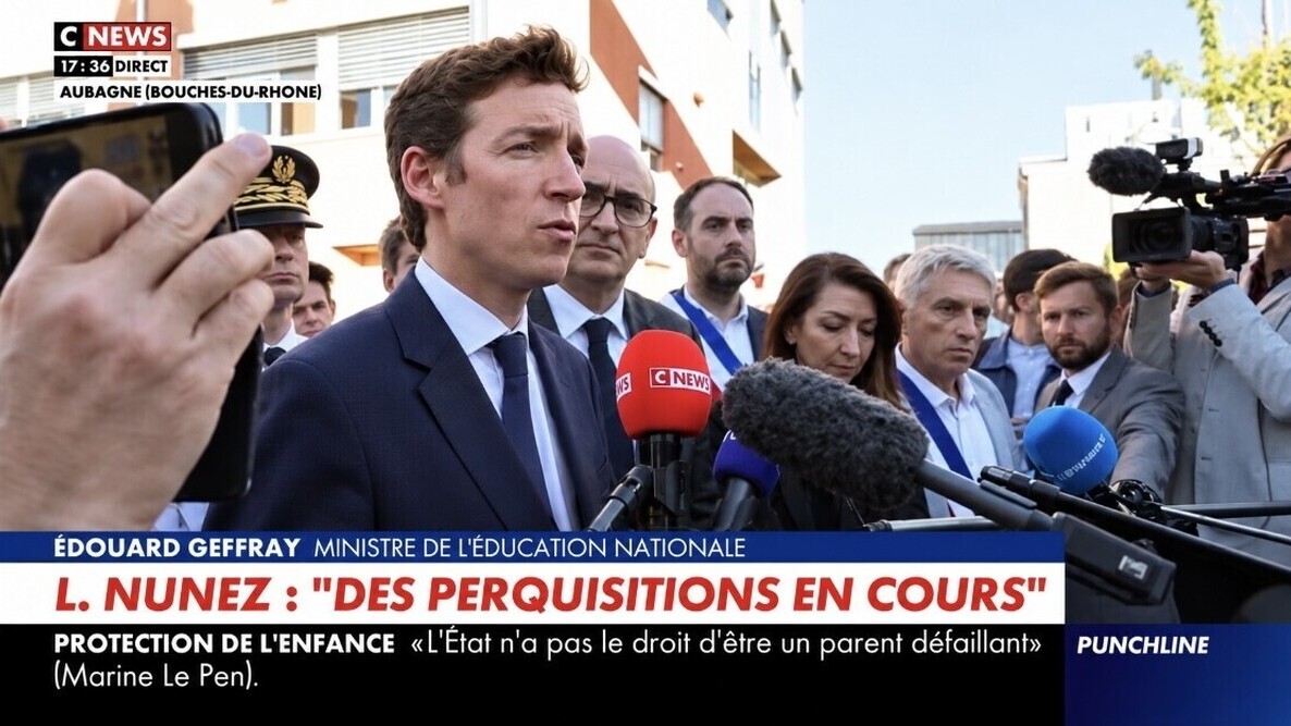 Screenshot VIDÉO - «Samuel Bernard» et «Dominique Paty»: l’énorme bourde du ministre de l’Éducation nationale, qui confond les noms des deux professeurs assassinés