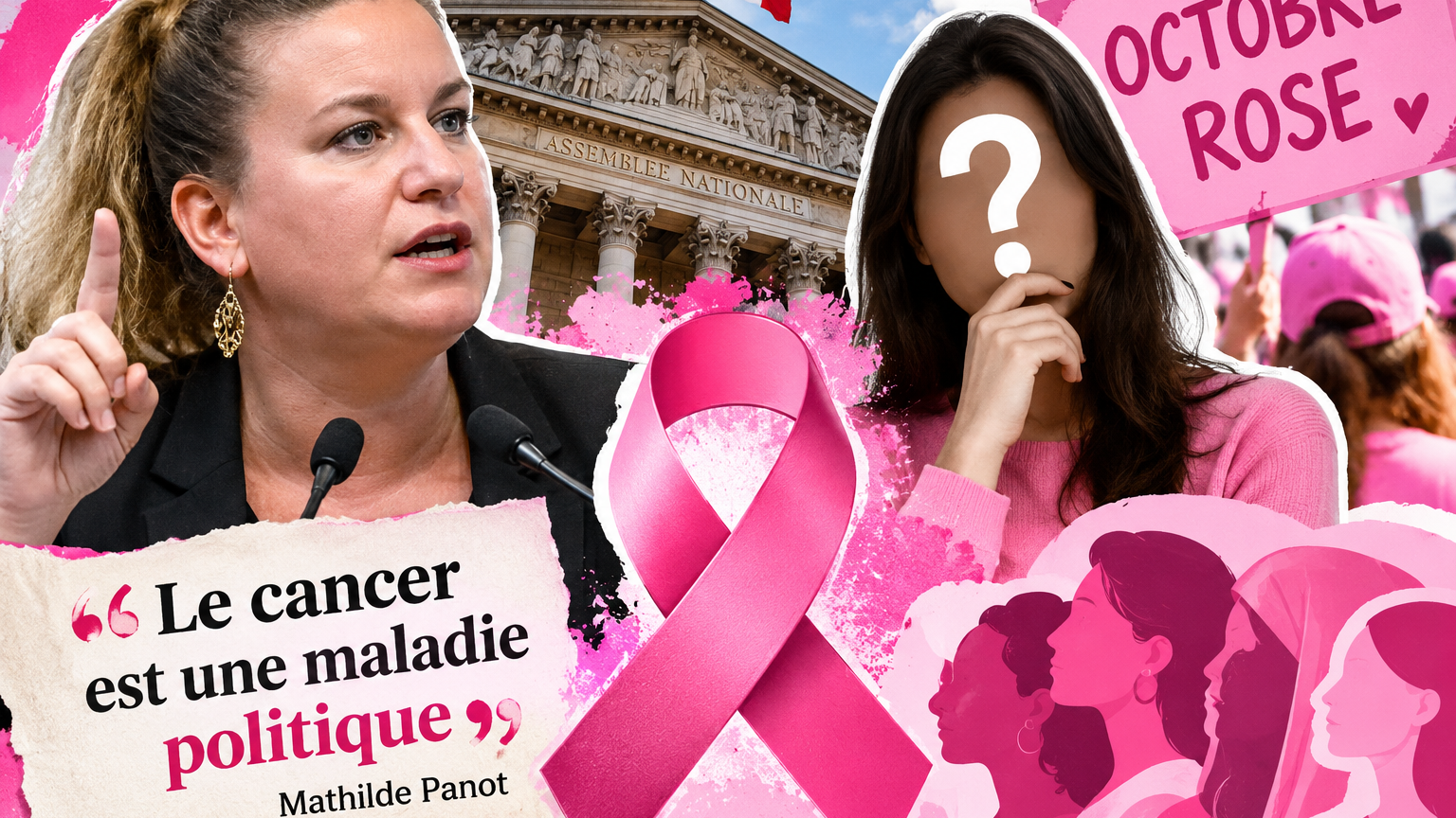 Octobre rose : Mathilde Panot refuse le ruban rose et provoque une polémique en dénonçant une « maladie politique »