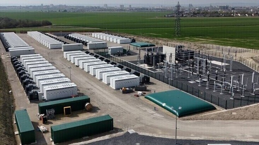 Près de Reims, la plus site de batterie de France peut fournir 240 MW pendant deux heures