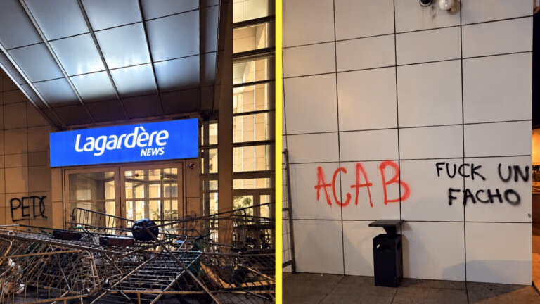 Violences devant le siège de CNews: des vitres brisées, une centaine d’individus rassemblés, une vingtaine d’interpellations