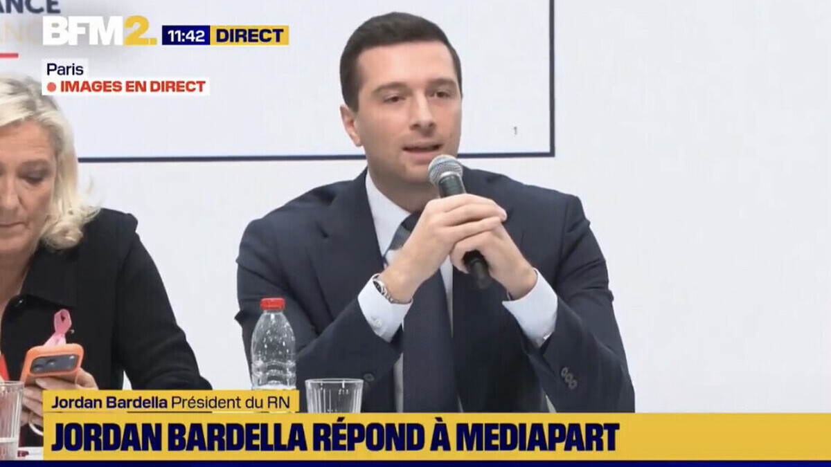 VIDÉO - Jordan Bardella détruit Mediapart et affirme que le média contacte ses amis d’enfance lorsqu’il avait entre 12 et 16 ans, pour tenter de lui nuire