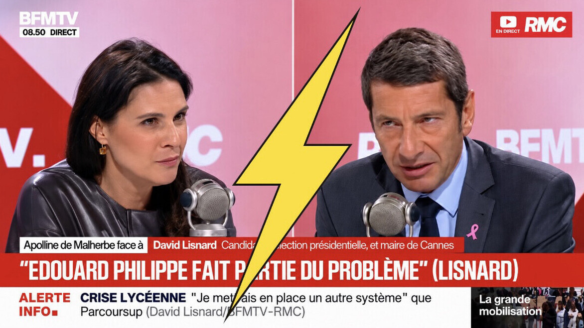 VIDÉO - «Vous n’êtes pas du matin?» Apolline de Malherbe perd patience face à David Lisnard, en retard sur BFMTV