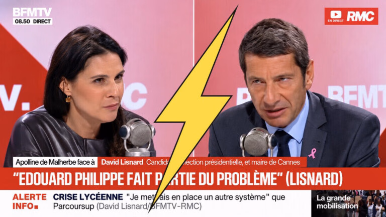 VIDÉO - «Vous n’êtes pas du matin?» Apolline de Malherbe perd patience face à David Lisnard, en retard sur BFMTV