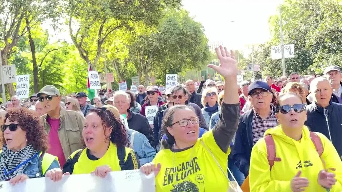Espagne : 25 000 manifestants à Madrid pour défendre le système public de retraites