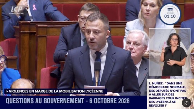 « Ils veulent tuer du policier » : Ian Boucard interpelle Laurent Nuñez, qui défend la loi « casseur-payeur »