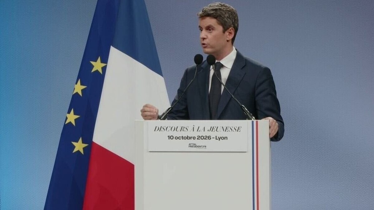 Présidentielle 2027 : à Lyon, Gabriel Attal accuse Mélenchon et Le Pen d’instrumentaliser la jeunesse