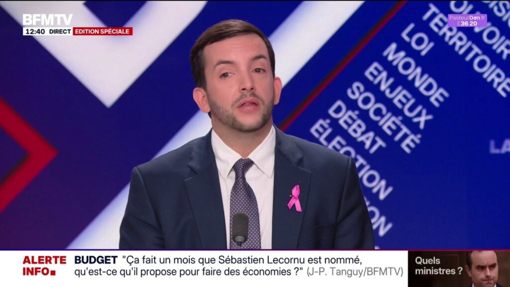 Racisme et antisémitisme au RN : Jean-Philippe Tanguy admet que le parti attire « des dingues »